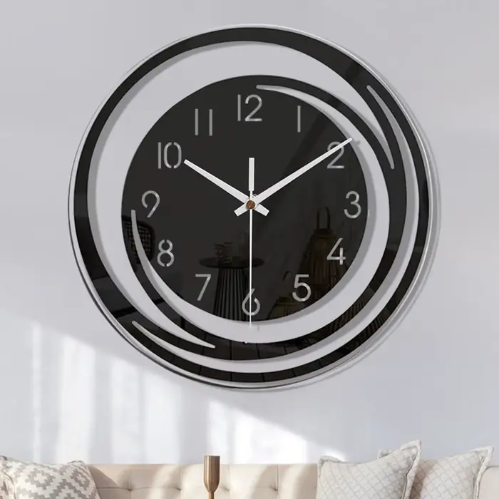 Horloge murale en acrylique de Style Simple