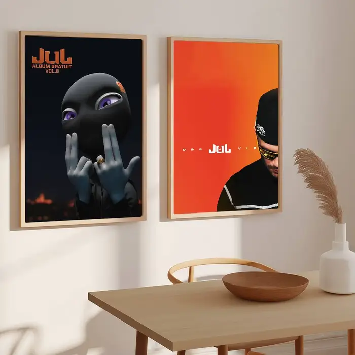Affiche avec Logo du rappeur JUL