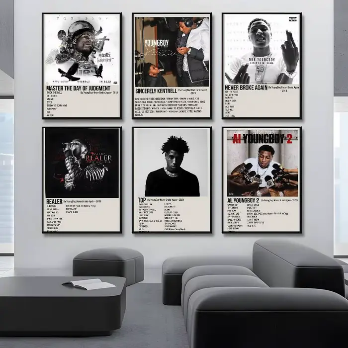 Y-YoungBoy – affiche d'art de rappeur