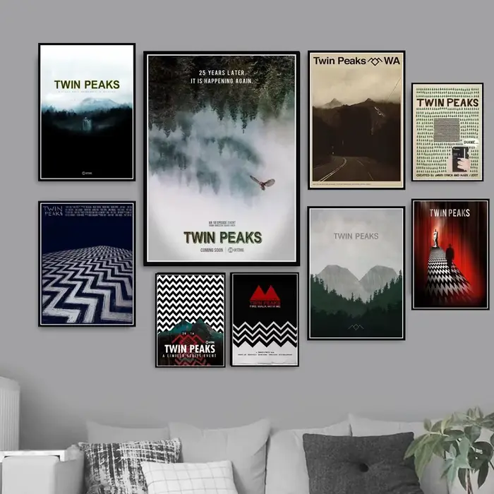 Twin Peaks TV Series Shows Affiche et impressions d'anime de film classique
