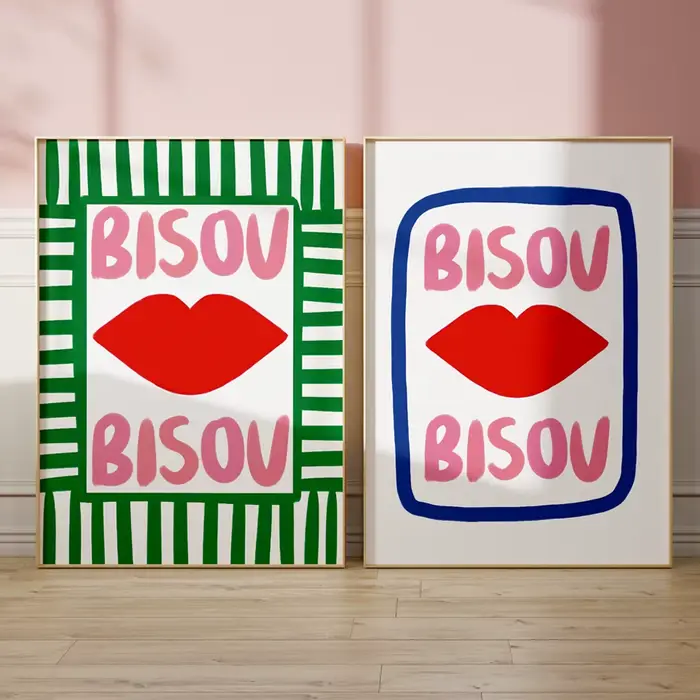 Affiches de peinture sur toile rose éclectique pour la décoration intérieure