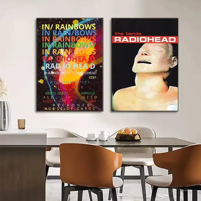 R-Radiohead – affiche arc-en-ciel