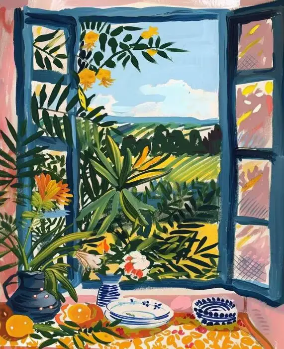 Affiche d'art abstrait Henri Matisse, peinture sur toile, paysage moderne, décoration murale pour sa