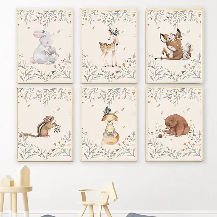 Toile d'art mural cerf