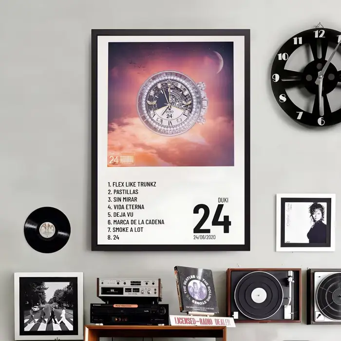 D-duki – couverture d'album, peinture, calligraphie, affiche murale sur toile, décoration de maison