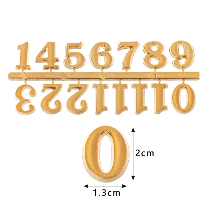 1 ensemble BRICOLAGE Horloge Chiffres Nombre Arabe Pièces D'horloge Numérique Réparation Restaurer Remplacement Gadget