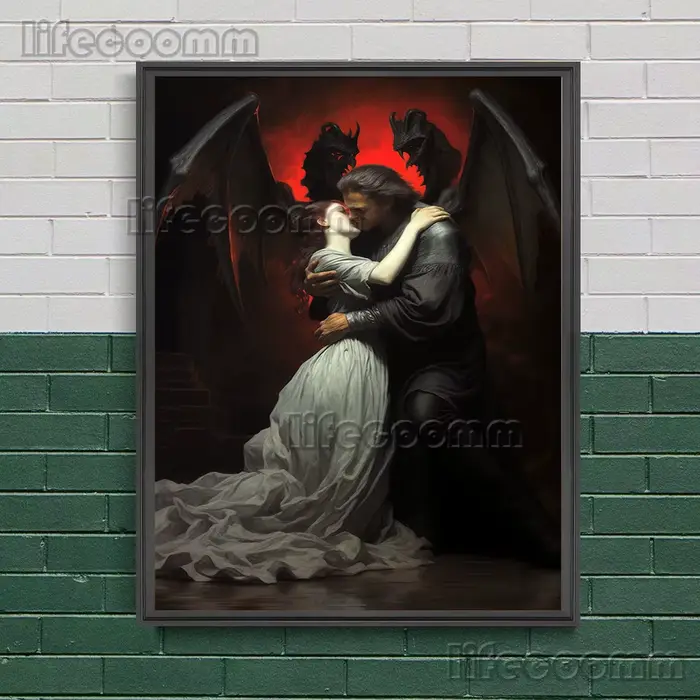 Affiche d'art de romance gothique