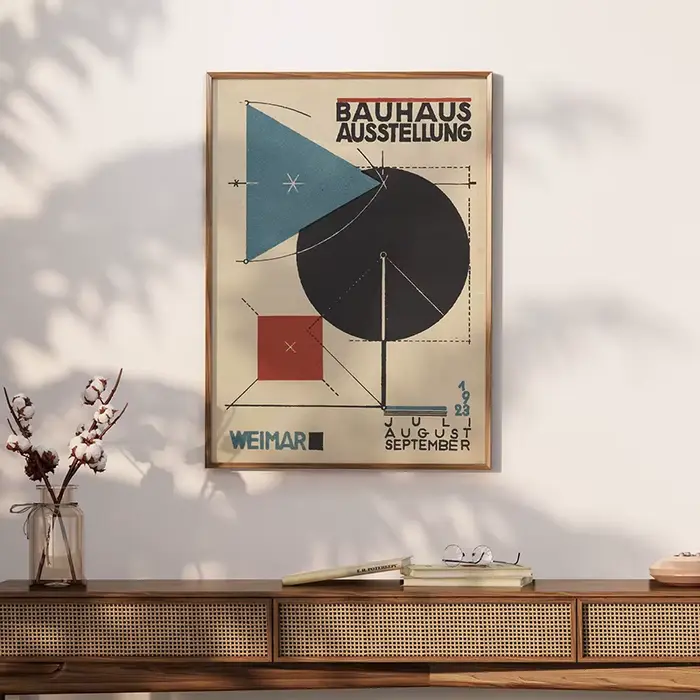 Affiche Premium yeux de Bauhaus