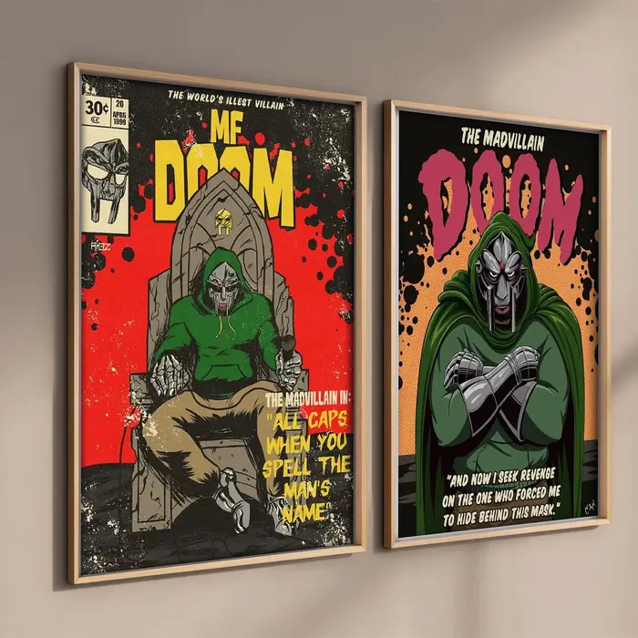 Affiche d'album de bande dessinée MF Doom