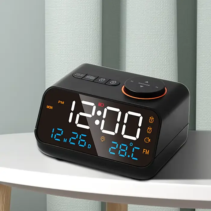 LED réveil numérique montre Table électronique horloges de bureau USB