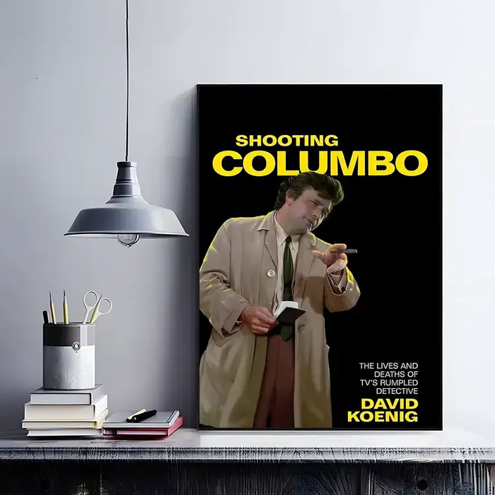 Affiche de détection policière C-Columbo, art rétro, décoration pour restaurant et bar