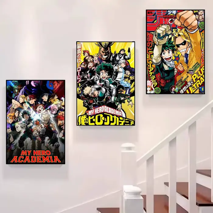 Affiches décoratives, peintures murales pour chambre d'étude