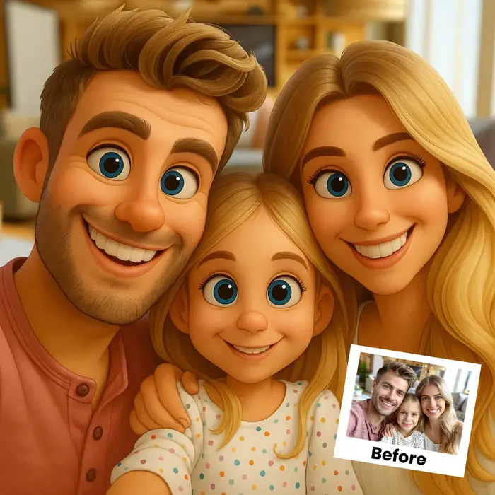 Portrait de famille personnalisé