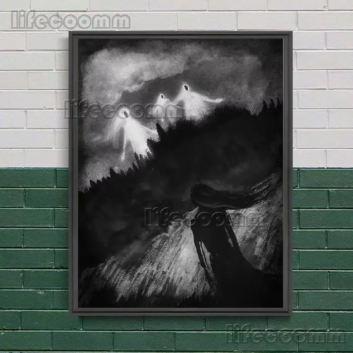 Toile d'art mural sans cadre