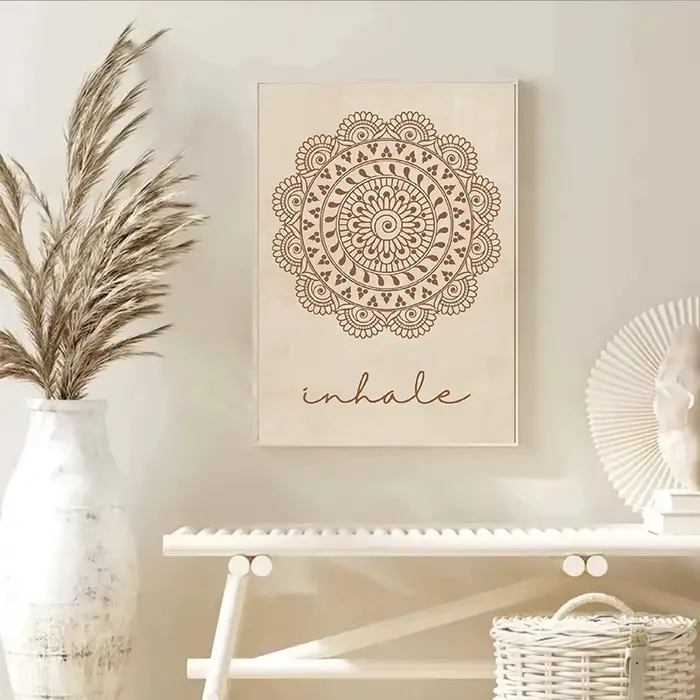 Toile d'art mural Mandala abstrait