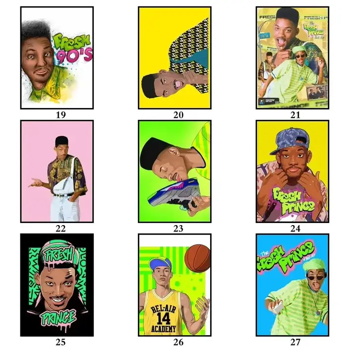 Peinture sur toile fantaisie du Prince de Bel-Air