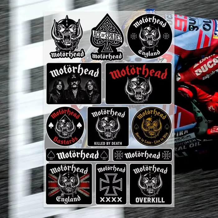 Autocollants M-Motorhead, autocollant Moto, pour carrosserie, pare-chocs, fenêtres, moto, ordinateur portable, murs, autocollant en vinyle, accessoires de tuning automobile