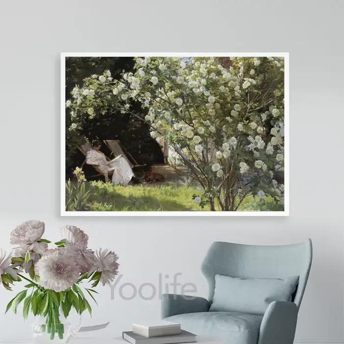 Peinture à l'huile Antique sur toile pour femme