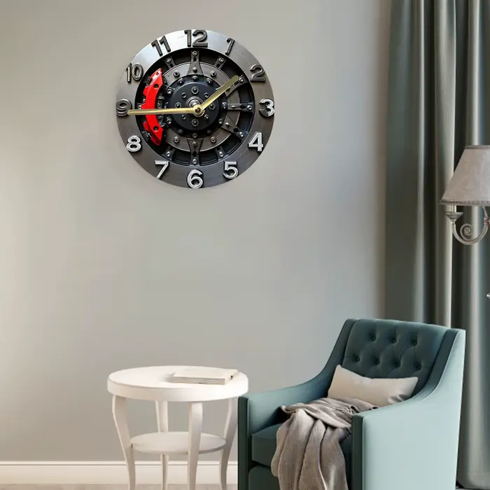 Horloge murale 2D, horloge mécanique