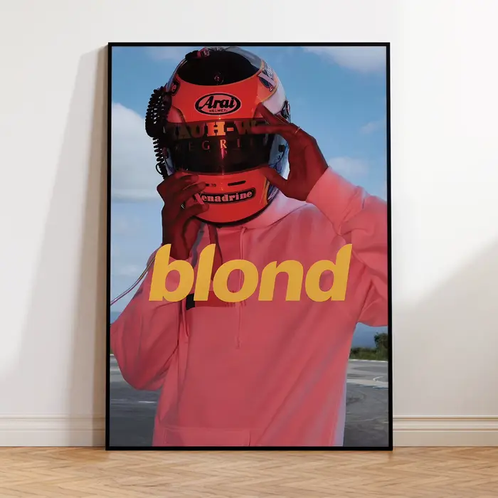 Affiches de peinture sur toile pour la décoration intérieure, course moderne, blonde, frank, océan,