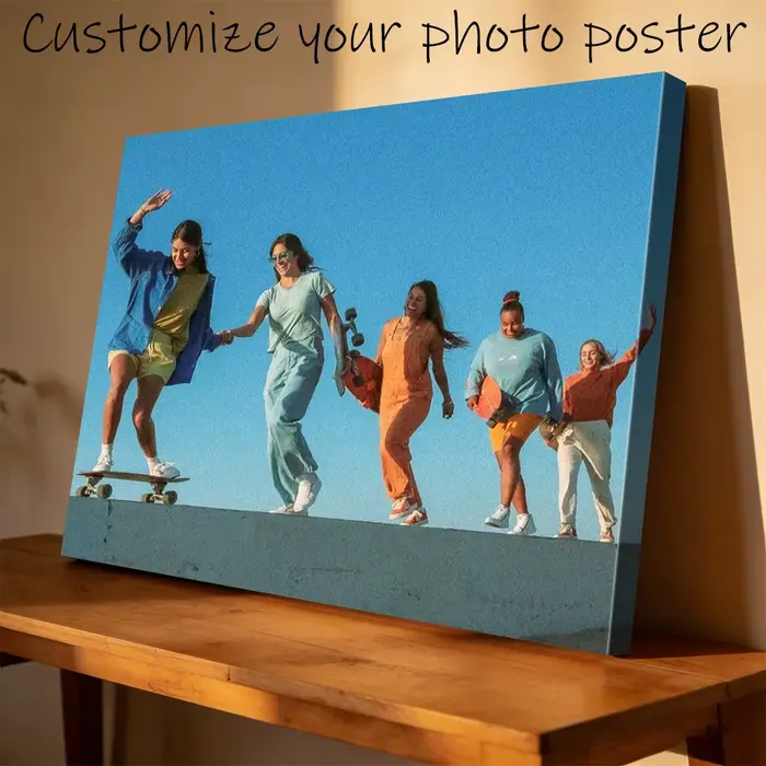 Affiche personnalisée avec cadre DIY ou sans cadre