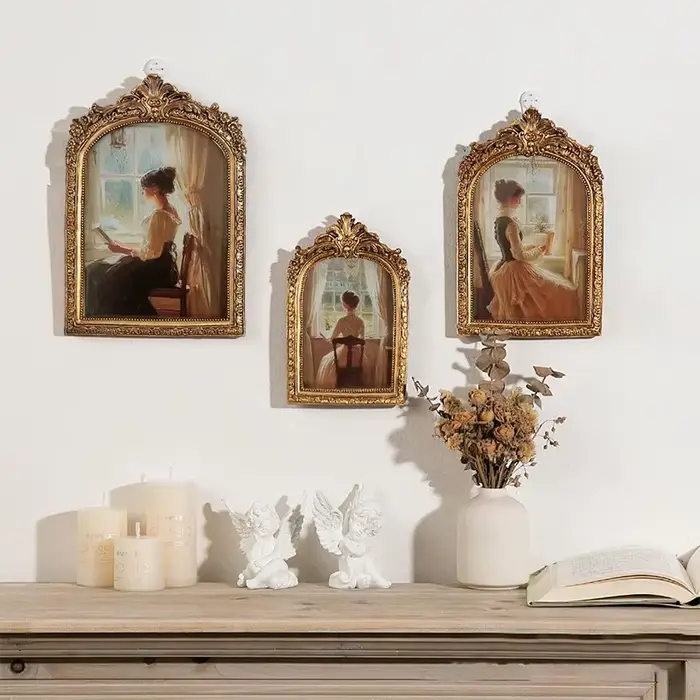Cadre Photo Antique en forme d'arc