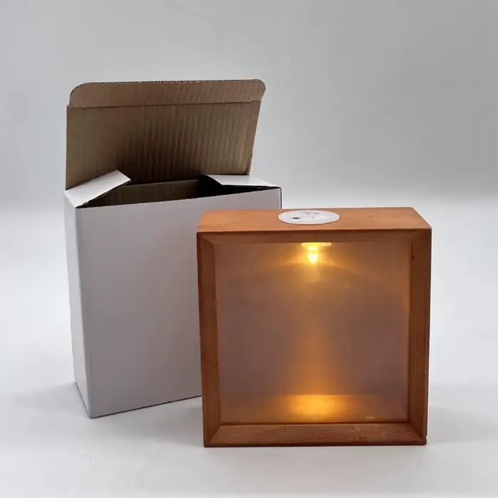 Aqumotic – cadre Photo vierge avec lumière LED, poupées Photo, ornements, Etc., décoration pour la m