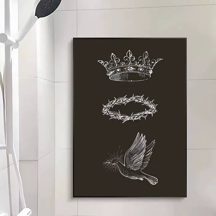 Affiches murales rétro de qualité HD, fils de dieu, croix de jésus, lumière sainte, pour décoration 