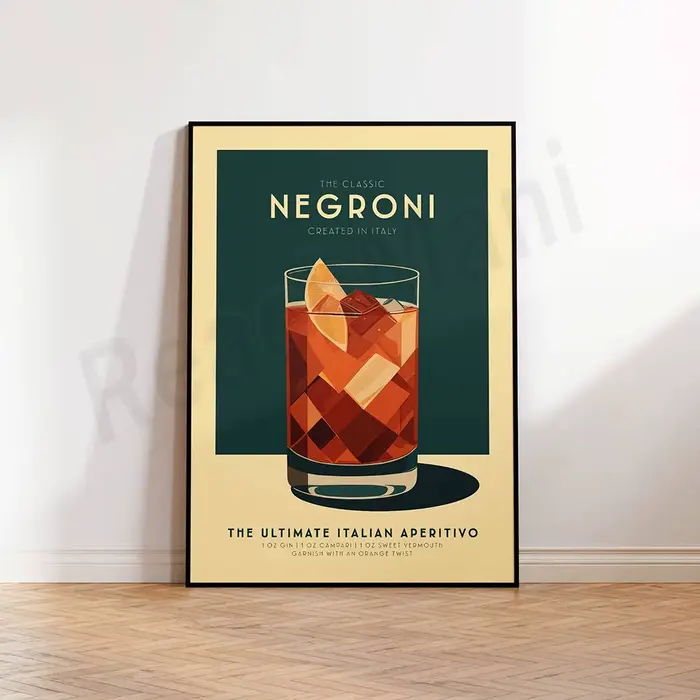Manhattan ORY-Affiche sur le thème de Cosmopolretailers, Mojito, Vache, Mule, Whisky Sour, Discrimin