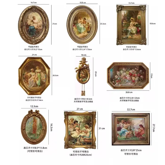 Vintage forêt style européen Relief vieilli cadre Photo maison et chez l'habitant décoration murale