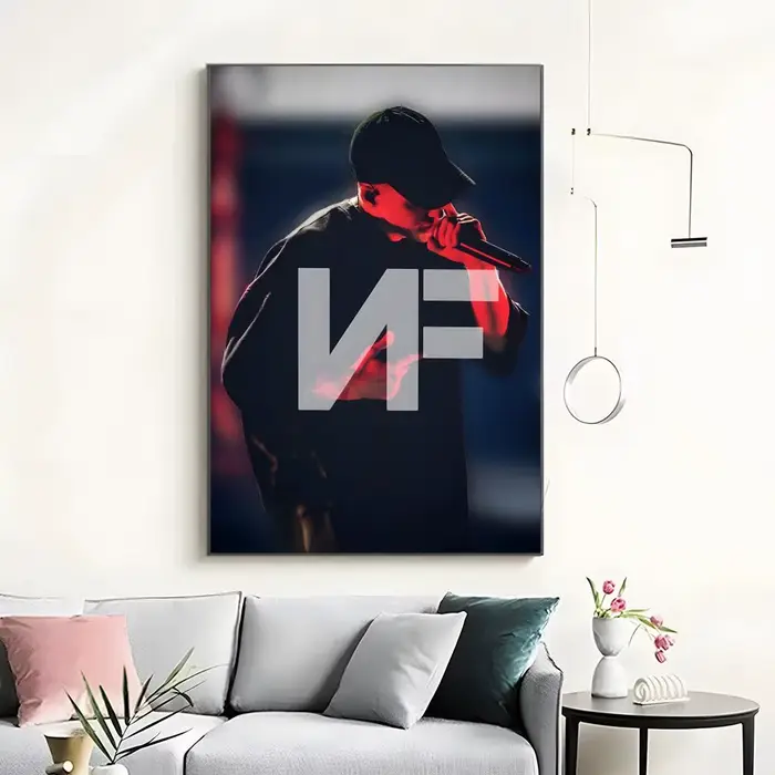 Affiche de chanteur rappeur N-NF