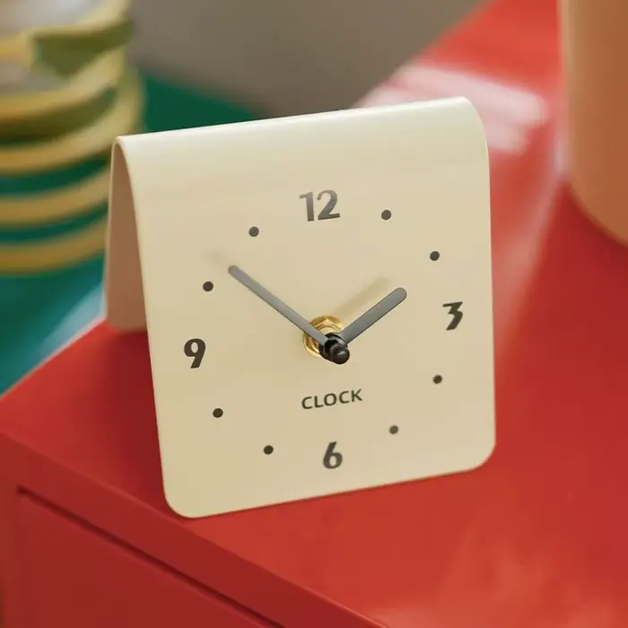 Horloge de Table silencieuse en acrylique