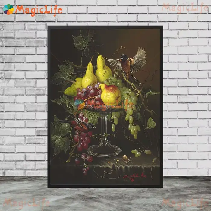 Affiches de fruits nature morte pomme