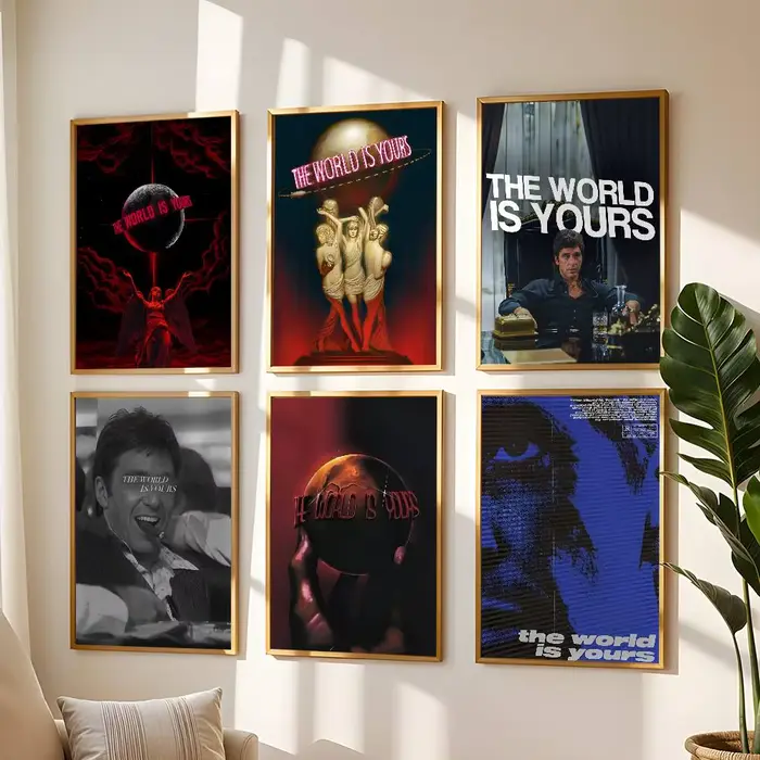 Affiche rétro The World Is Yours Scarface