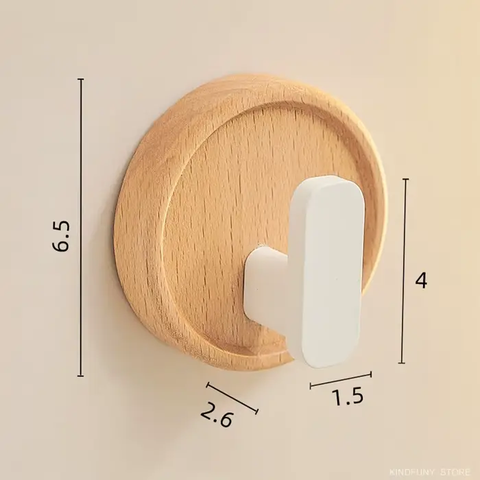 Nouveaux crochets décoratifs en bois
