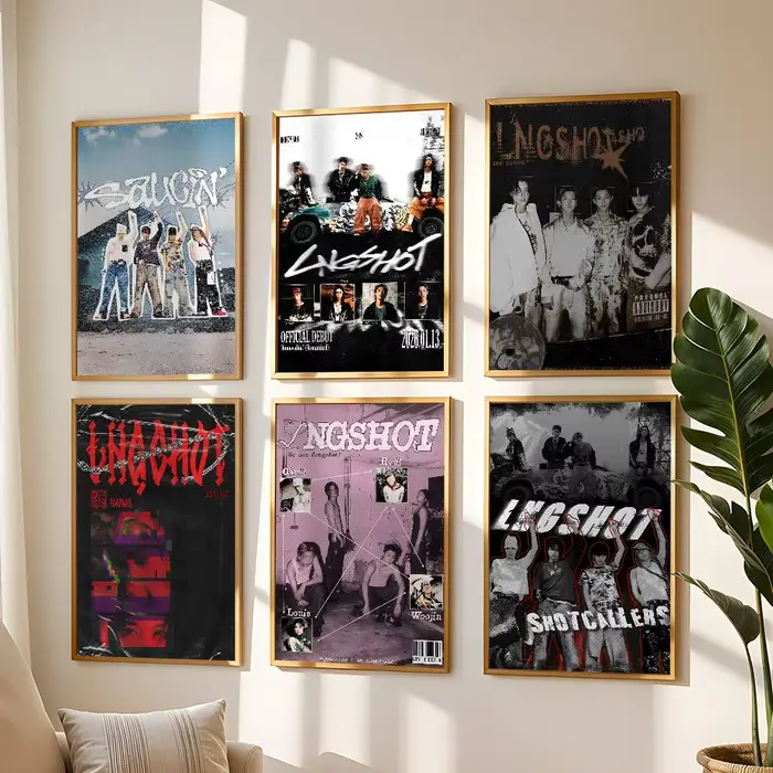 L-LNGSHOT – affiche autocollante murale
