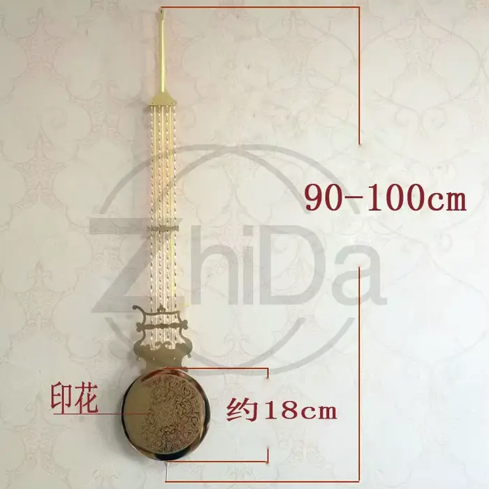 Pendule de 6 pouces de long pour horloges mécaniques vintage - Accessoire pour grand horloge de sol