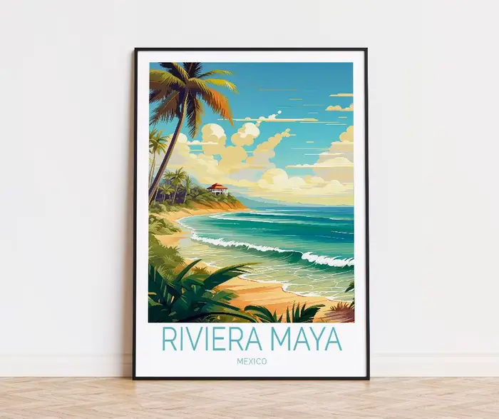 Affiche de voyage sur toile, paysage côtier, Mont Rainier, Istanbul, Nice, Provence, France, Mexique