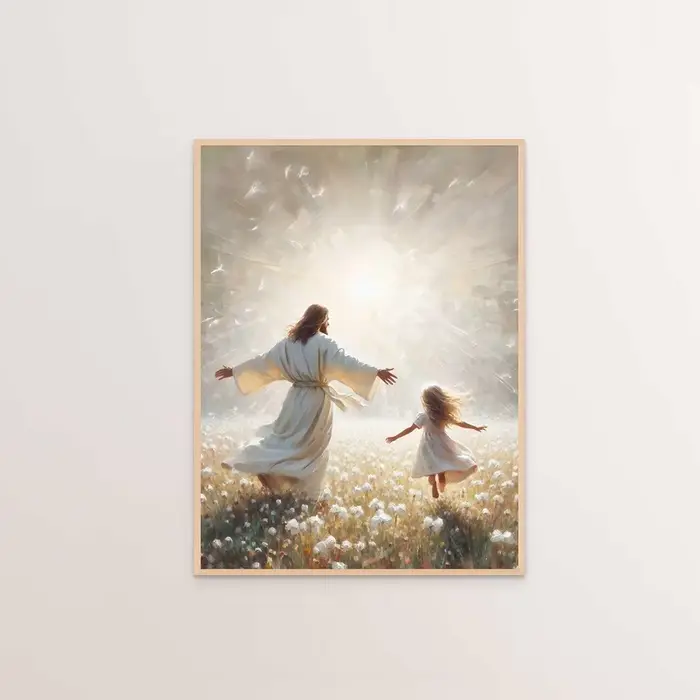 Jésus Christ toile postres chrétien