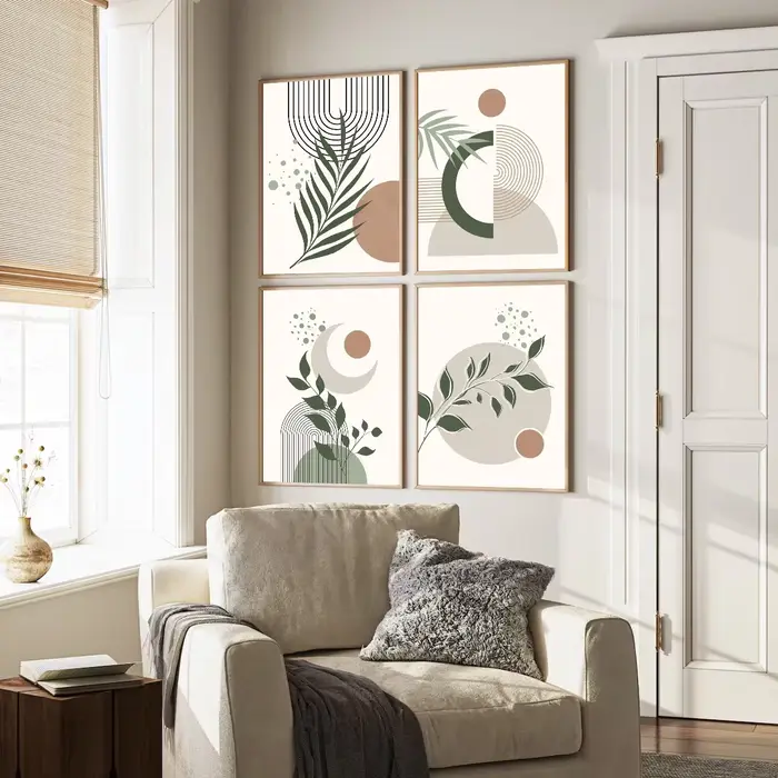 1 Pièce Peinture sur Toile de Style Bohème