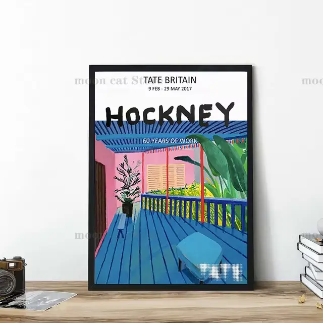 David Hockney – affiche de bain de soleil