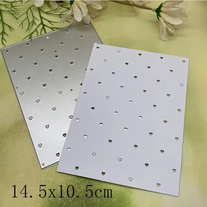 Cadre rectangulaire en forme de cœur pour bricolage