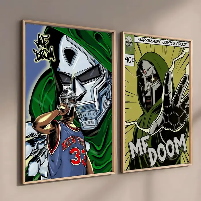 Affiche décorative du chanteur rappeur M-MF Doom