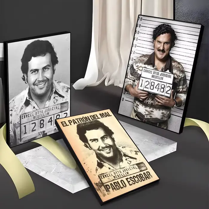 Affiche du seigneur Pablo Escobar Narcos Mugshot