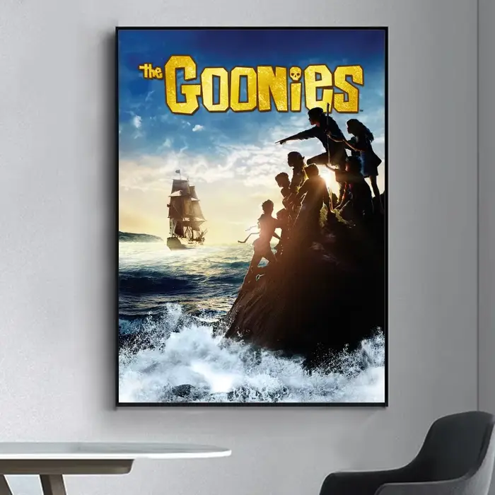 Affiche classique des Goonies Moonies Markets