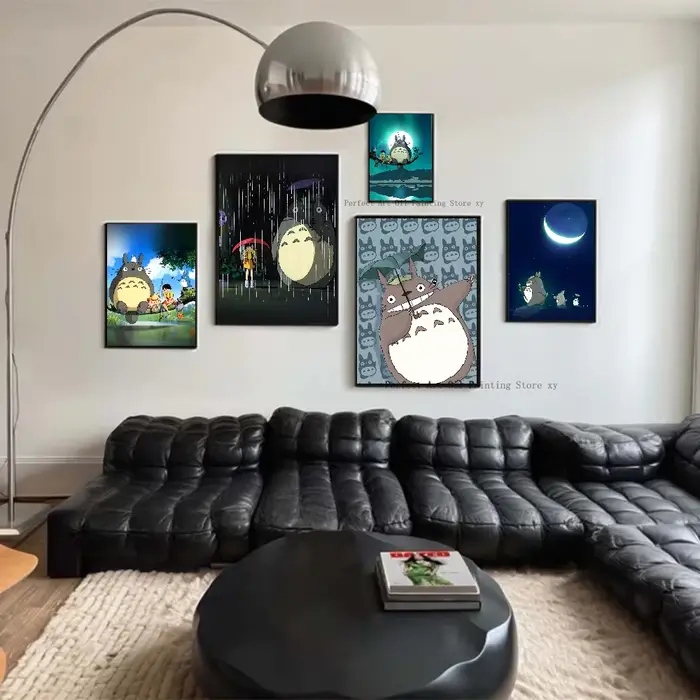 Studio Ghibmovies Anime T-Totoro Cartoon Poster