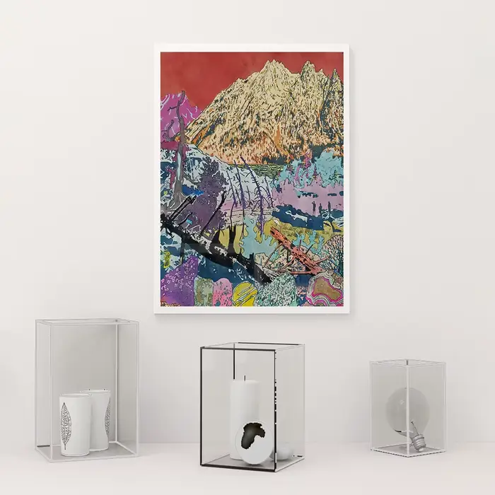 Affiche d'artiste abstrait moderne Aaron Morse