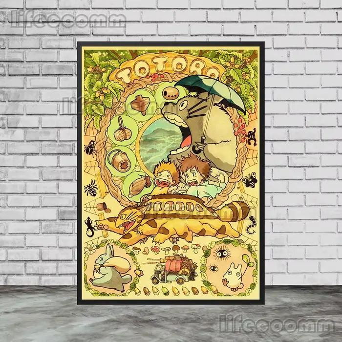Affiche de dessin animé japonais princesse Kawaii, toile d'art mural, peinture, imprimés, images mur