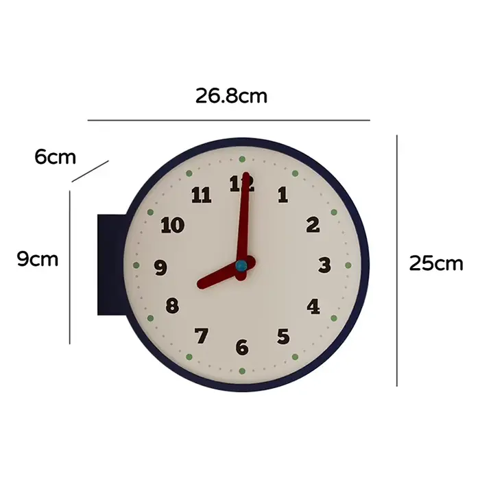 Horloge murale double face d'angle pour salon, horloges murales vintage, horloges modernes de luxe, 