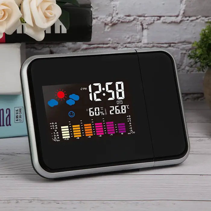 Horloge électronique multifonctionnelle avec écran LCD couleur